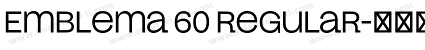Emblema 60 Regular字体转换